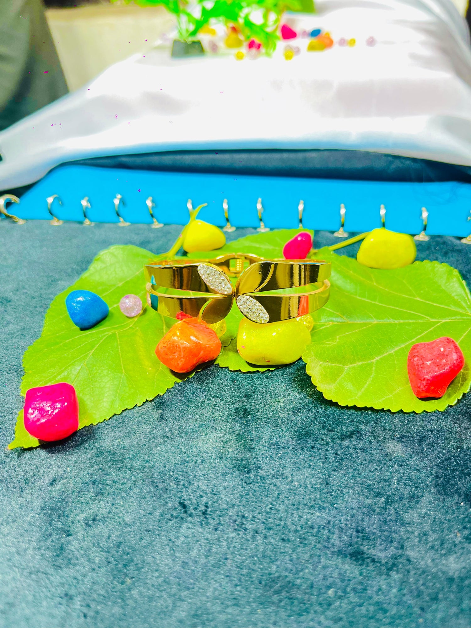 Dare to be different with our eye-catching bangles.