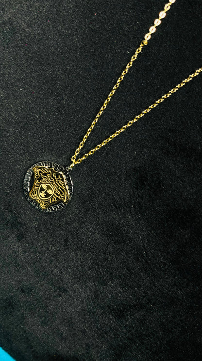 Fasionable and trendy golden neck chain for girls and women