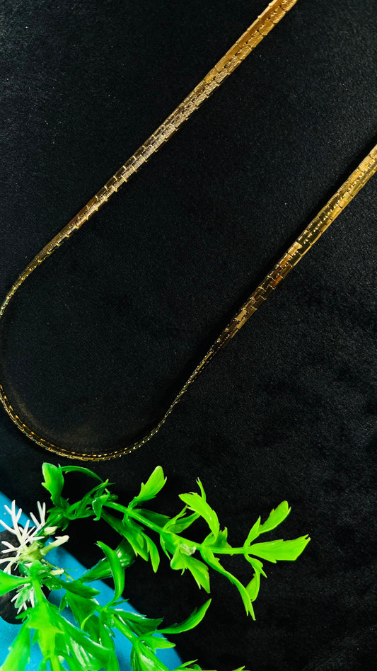 Fasionable and trendy golden neck chain for girls and women