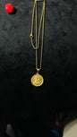 Fasionable and trendy golden neck chain for girls and women
